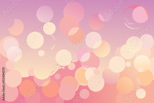 abstract pink background with circles