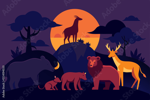 dinosaurs in the desert