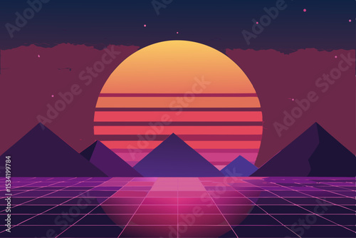 pyramids in the night