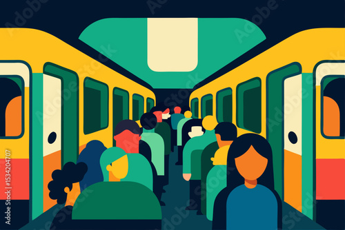 vector illustration of a bus