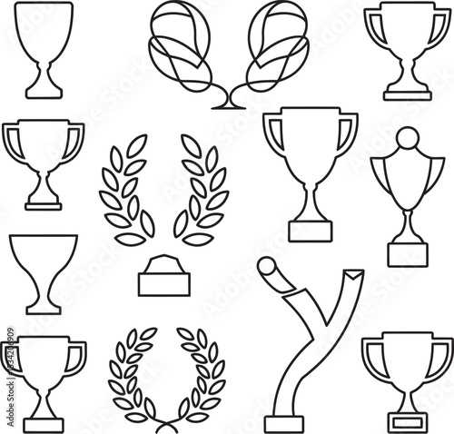 trophy and awards icons
