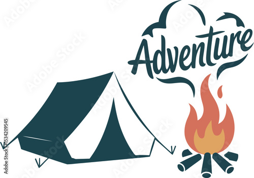 camping in the mountains