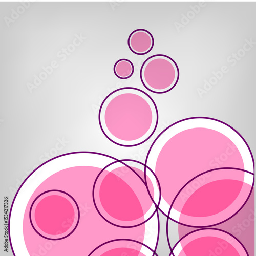 Abstract template background pink gray