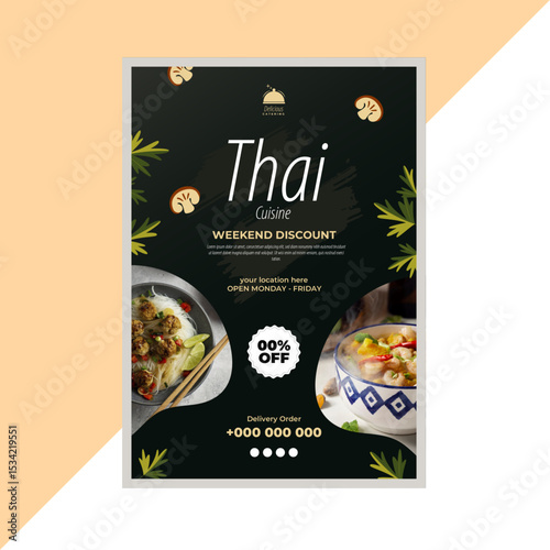 Modern Resturant Flyer Design.
