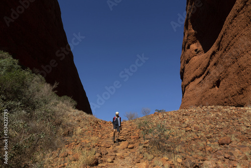 Hiking in the desert