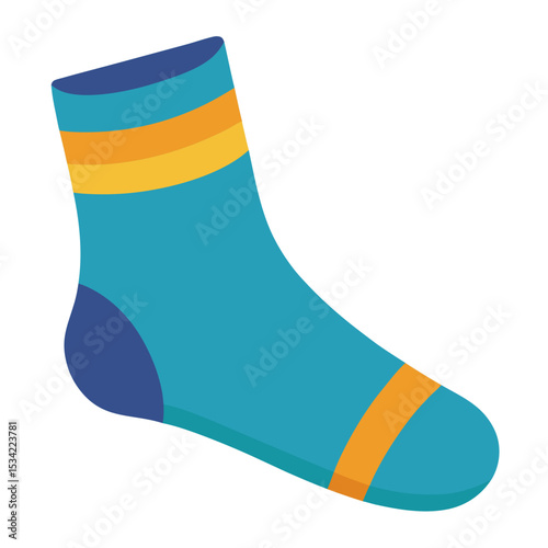 Socks Icon on White Background