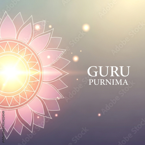 Guru Purnima: Spiritual Mandala Design