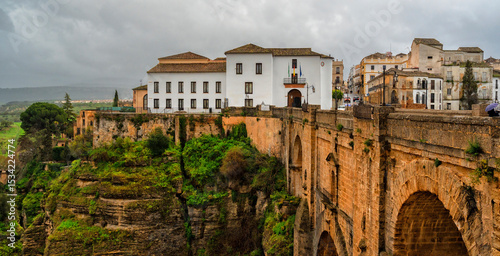Ronda, Spain. Historic town of Andalusia. Travel and tourism beautiful cities of Spain	