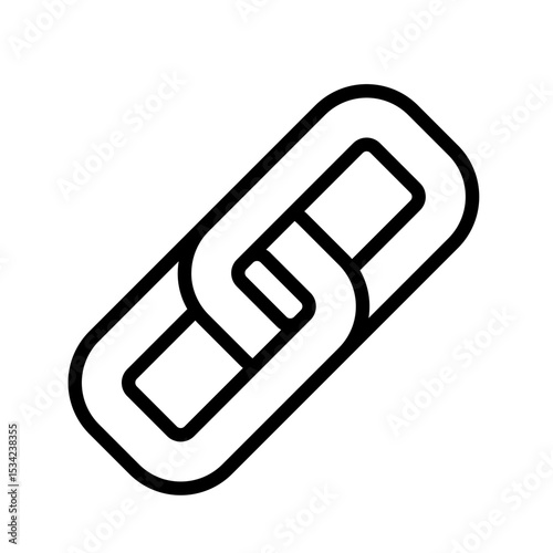 Link, hyperlink, chain – vector icon