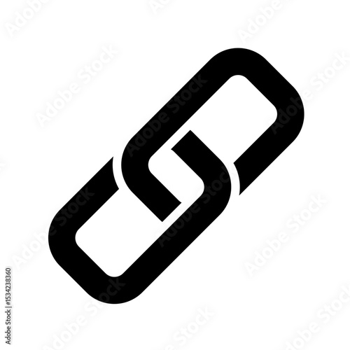 Link, hyperlink, chain – vector icon