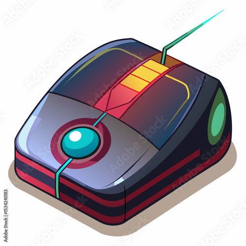 computer mouse on white background