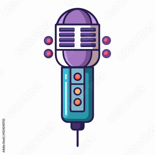 vector microphone icon