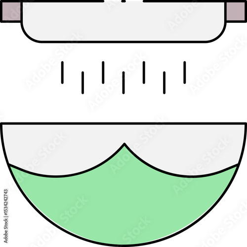 Water single icon vector illustration