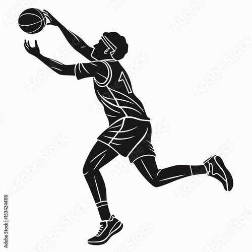 team huddle black silhouette vector transparent