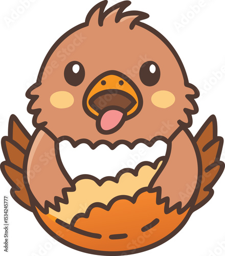 cute, adorable, cartoon, 3d-rendered, chick, bird, baby, fluffy, fuzzy, yellow, bright, happy, excited, playful, vibrant colors, high detail, award-winning
