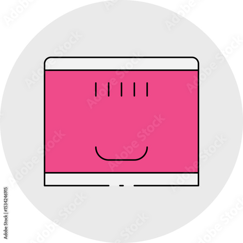 Drawers single icon vector illustration