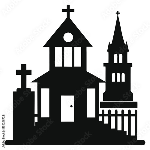 Graveyard building