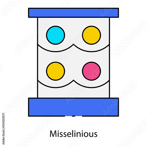 Misselinious single icon vector illustration
