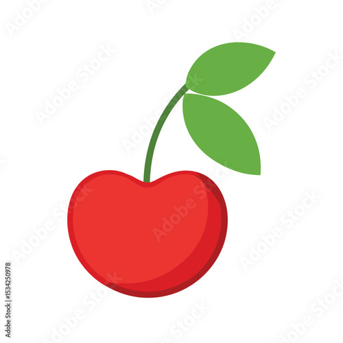cherry-fruit-icon-vector-on-white-background.eps