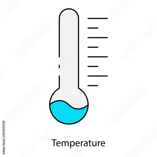 Tempreature single icon vector illustration