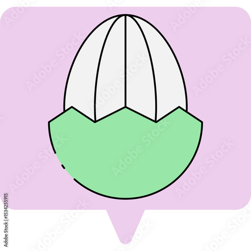 Orange squeezer single icon vector illustration