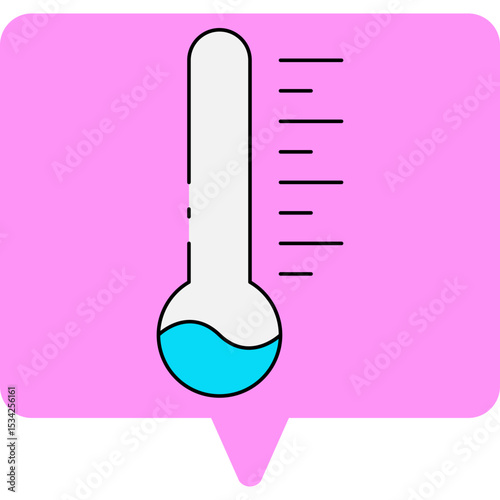 Tempreature single icon vector illustration