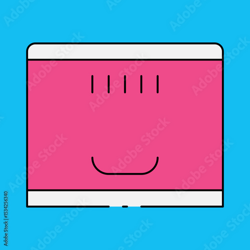 Drawers single icon vector illustration
