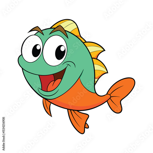 funny cartoon fish