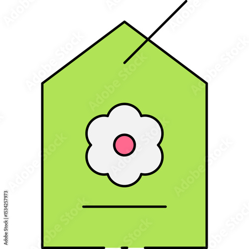 Tags single icon vector illustration