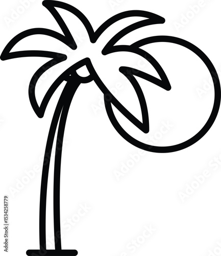 Summer coconut tree icon, palmtree, palmtrees, tropicalvibes, beachlife, islandvibes, summerfeels, tropicalparadise, treelovers, naturevibes, coastalview, exoticnature, travelvibes, oceanbreeze, palms photo