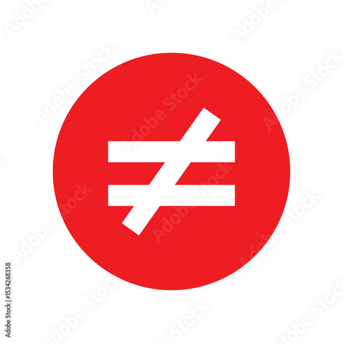 unequal button icon