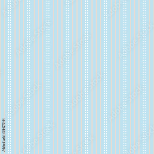 Stripes seamless pattern. Vertical subtle lines on blue shirt striped.