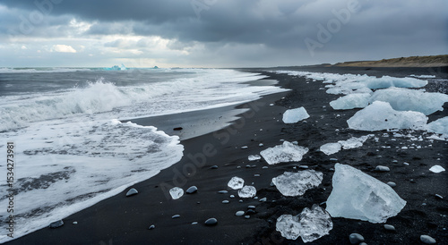 icelandic-black-sand-beaches-with-ice-chunks------