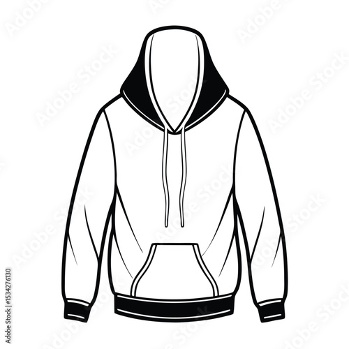hoodie vector illustration clipart
