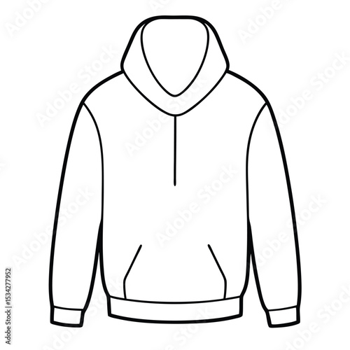 hoodie vector illustration clipart