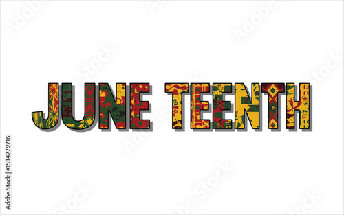 Layered Texture Juneteenth – Tribal Pattern Font