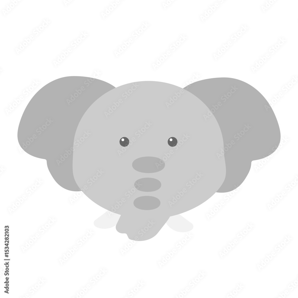 Fototapeta premium ゾウ イラスト