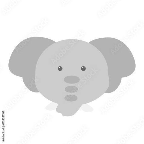 ゾウ　イラスト