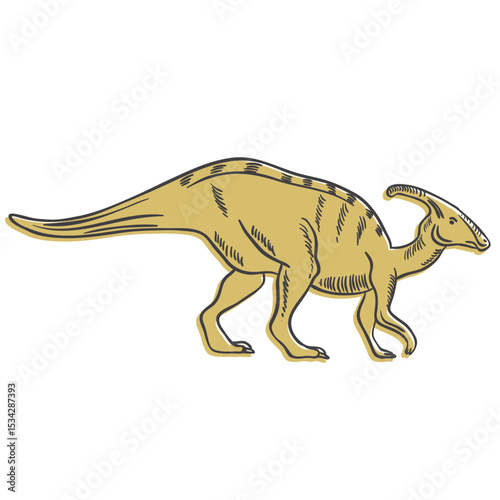 yellow dinosaur