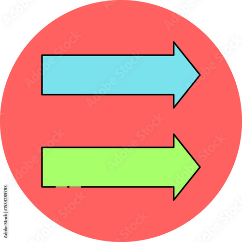 Direction single icon vector illustration