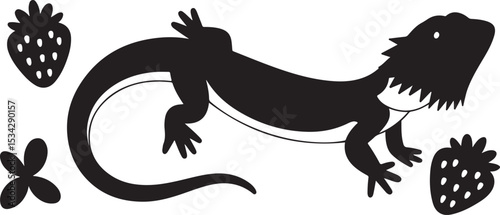 vector illustration of a dragon