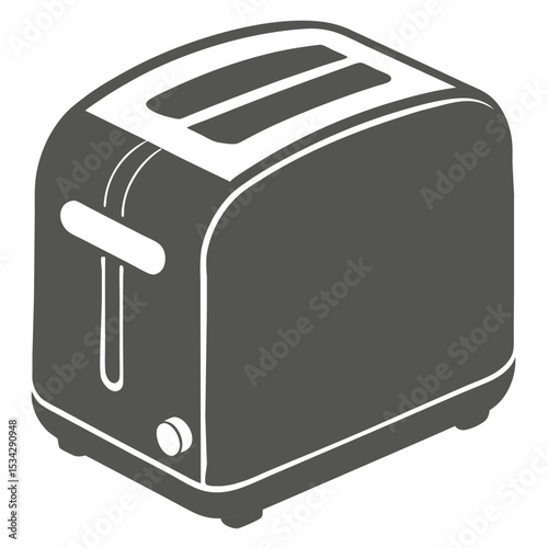 Toaster kitchen appliance silhouette