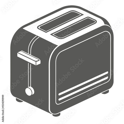 Toaster kitchen appliance silhouette