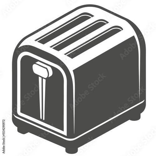 Toaster kitchen appliance silhouette