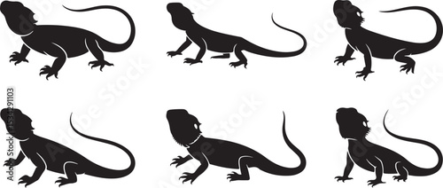 set of animals silhouettes