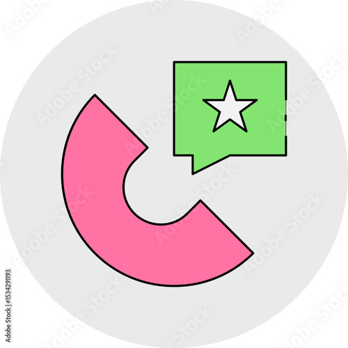 Call single icon vector illustration