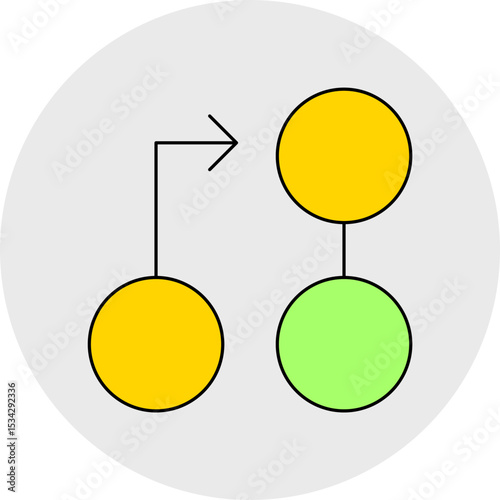 Network single icon vector illustration