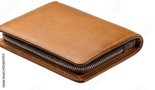 brown leather wallet