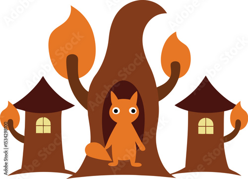 house in fire