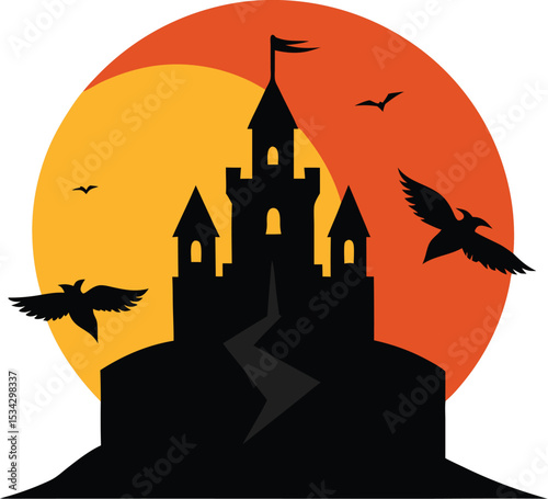 castle in the night